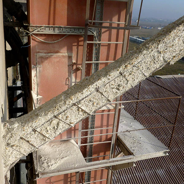 Aspectul inițial al elementelor din beton de consolidat